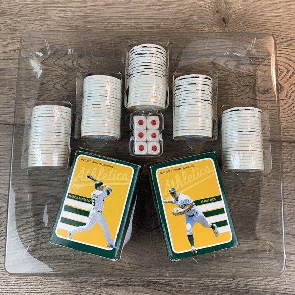 2007 Oakland A'S Athletics Poker Chip Set SuperCuts - Picture 3 of 5